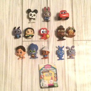 Disney Doorables Series 9 Assorted Lot of 13 Flik Judy Roo Luca Mulan *Loose*